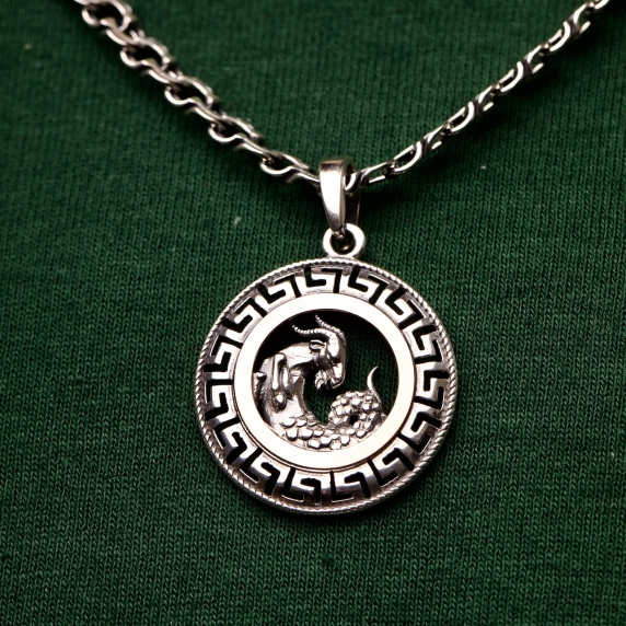 Серебряный подвес &amp;quot;Козерог&amp;quot; - 1