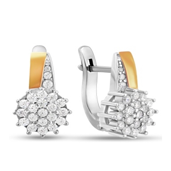 Stříbrné náušnice &amp;quot;Jemnost&amp;quot; - 4