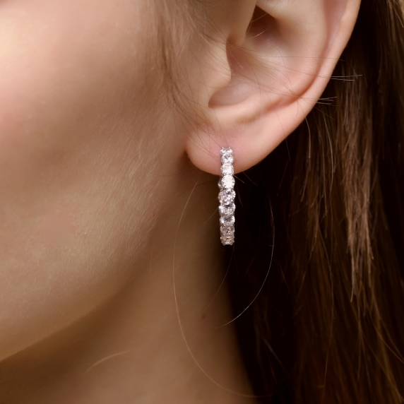 Stříbrné náušnice &amp;quot;Eliza&amp;quot; - 2