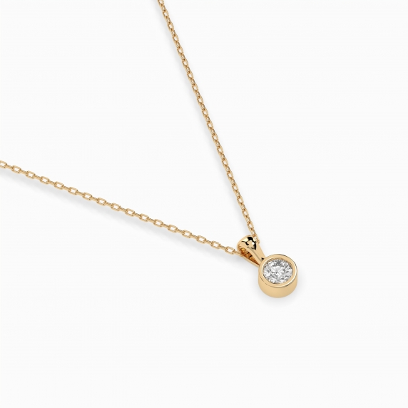 Zlatý náhrdelník «Záře» - 2