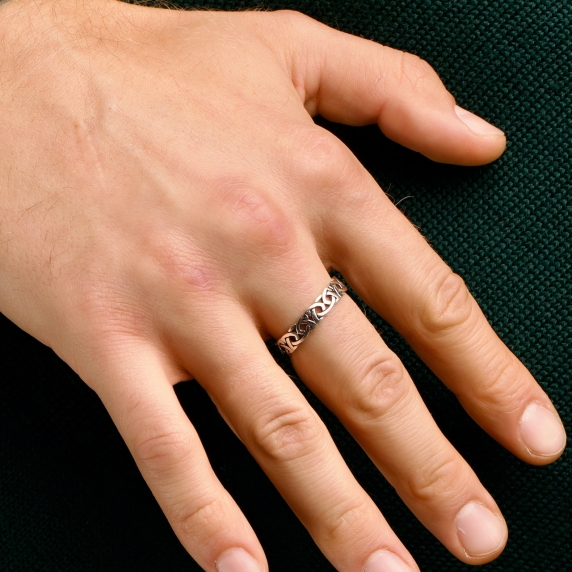 Серебряный перстень &amp;quot;Вектор&amp;quot; - 3