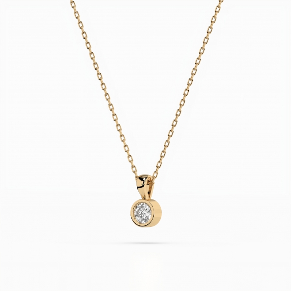 Zlatý náhrdelník «Záře» - 3