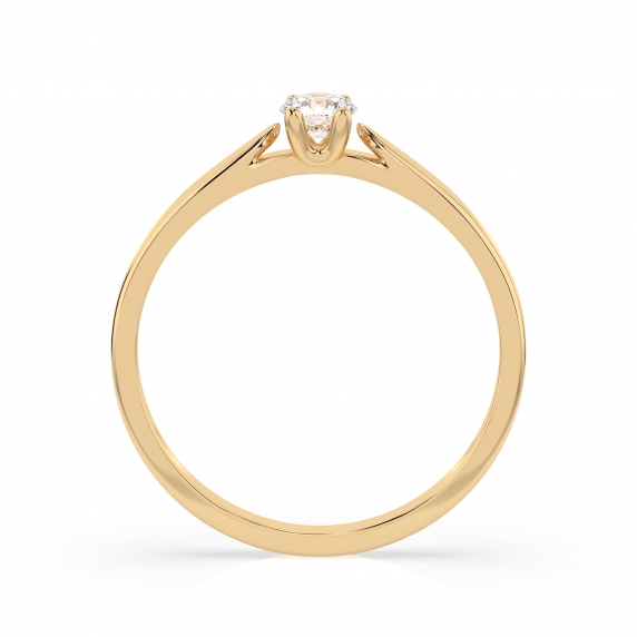 Gold Ring «Essence» - 2