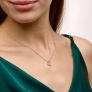 Silver necklace &amp;quot;Heart&amp;quot; - 3