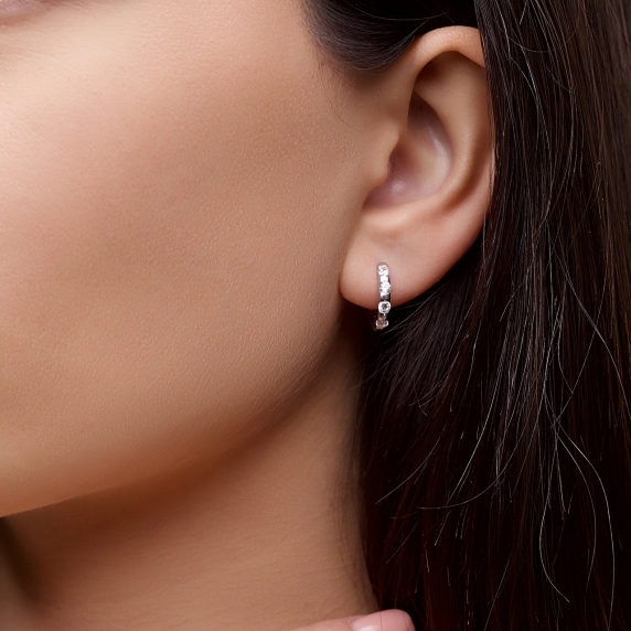 Серебряные серьги &amp;quot;Фея&amp;quot; - 4