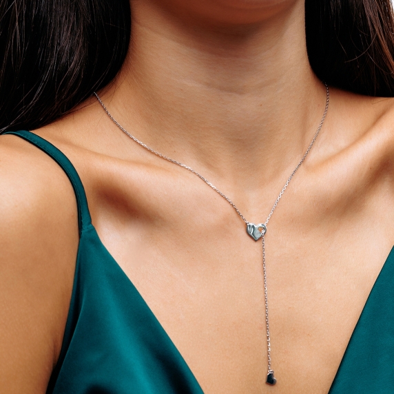 Срібне кольє &amp;quot;Серце&amp;quot; - 4