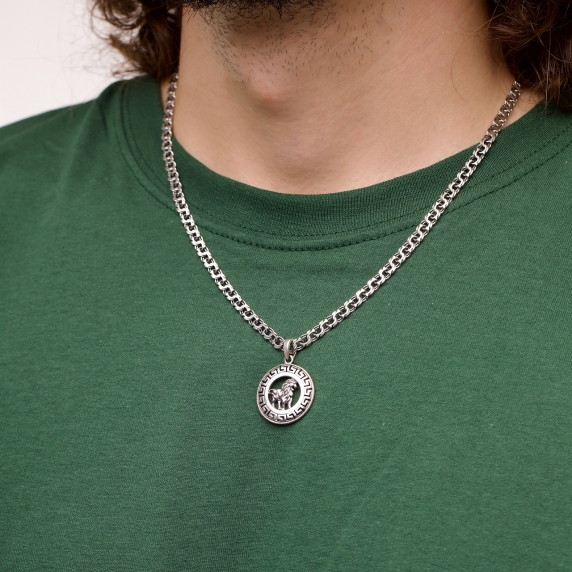 Срібна підвіска &amp;quot;Лев&amp;quot; - 4