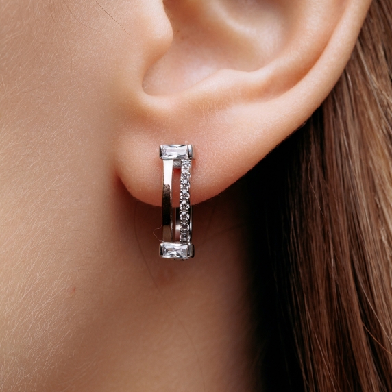 Срібні сережки &amp;quot;Оріон&amp;quot; - 2