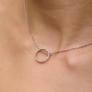 Silver necklace &amp;quot;Moon&amp;quot; - 3