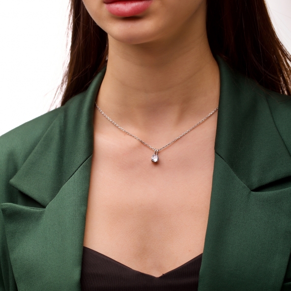 Серебряный подвес &amp;quot;Капля&amp;quot; - 2