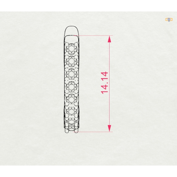 Gold Earrings «Grace» - 4