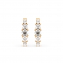 Gold Earrings «Rhythm» - 3