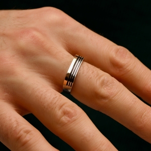 Срібний перстень "Титан"