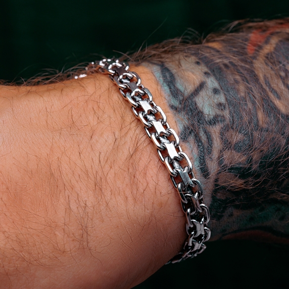 Silver bracelet &amp;quot;Double Anchor&amp;quot; - 2