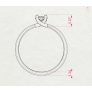 Gold Ring «Harmony» - 4