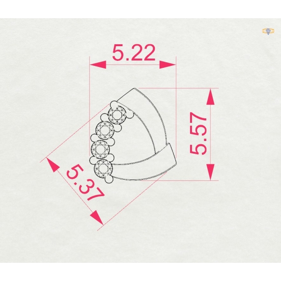 Золоті сережки «Магія» - 4