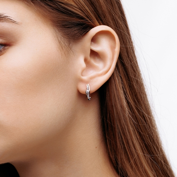 Stříbrné náušnice &amp;quot;Aurora&amp;quot; - 4