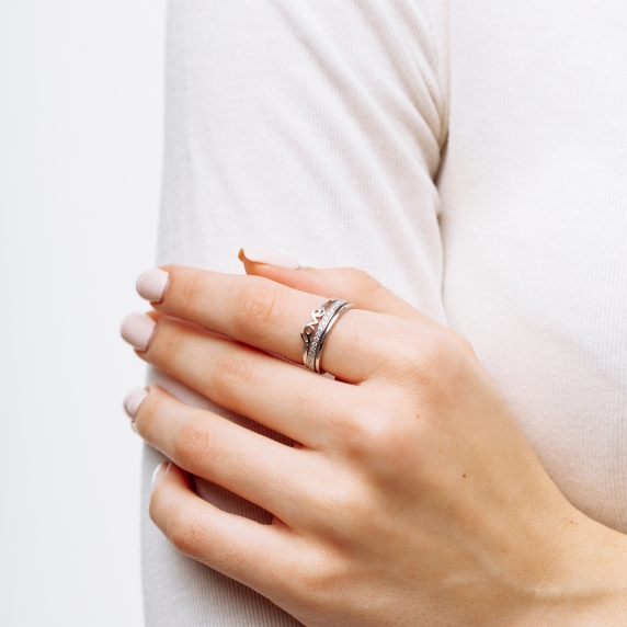 Серебряное кольцо &amp;quot;Любовь&amp;quot; - 3