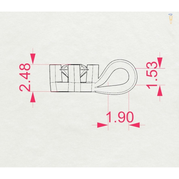 Zlatý náhrdelník «Něžnost» - 5