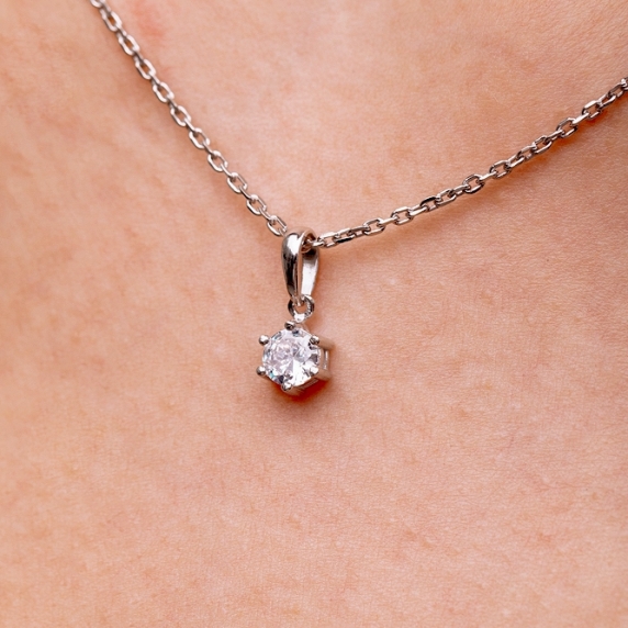 Серебряный подвес &amp;quot;Аделина&amp;quot; - 1