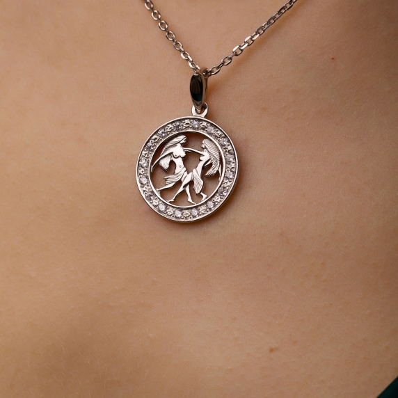 Stříbrný přívěsek &amp;quot;Blíženci&amp;quot; - 2