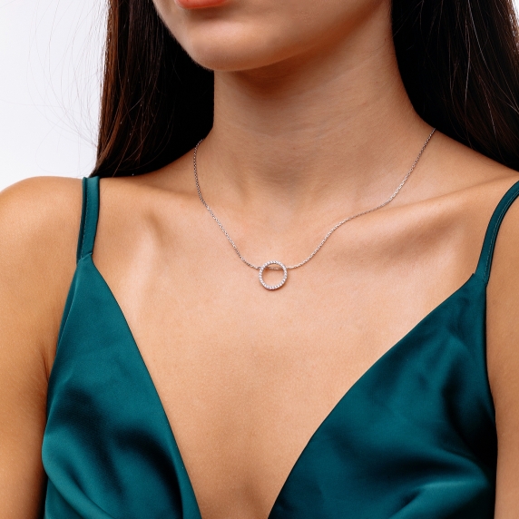 Stříbrný náhrdelník &amp;quot;Grácie&amp;quot; - 5