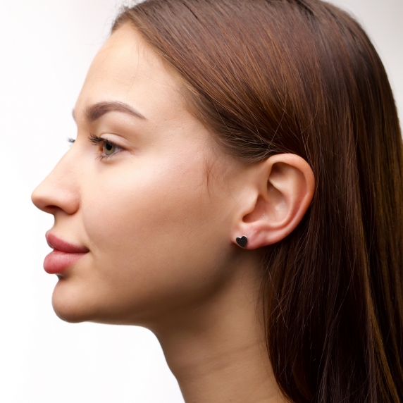 Срібні сережки &amp;quot;Серце&amp;quot; - 2