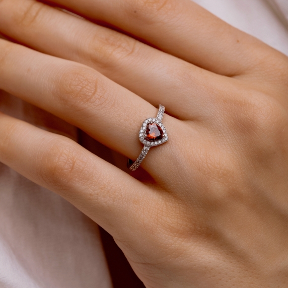 Срібна каблучка &amp;quot;Серце&amp;quot; - 1