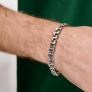 Silver bracelet &amp;quot;Flat Bismarck&amp;quot; - 3
