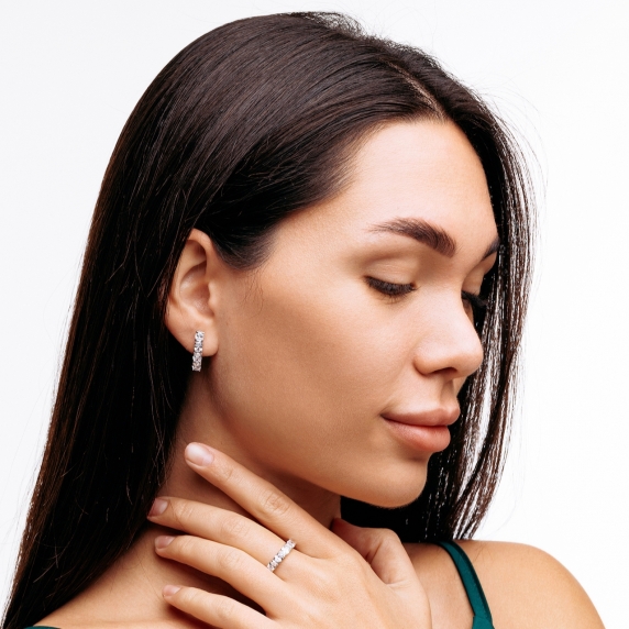 Silver earrings &amp;quot;Harmony&amp;quot; - 6