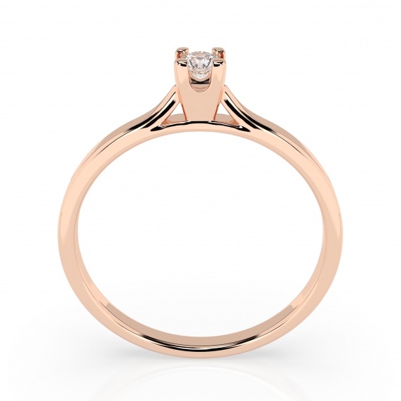 Gold Ring «Spark» - 2