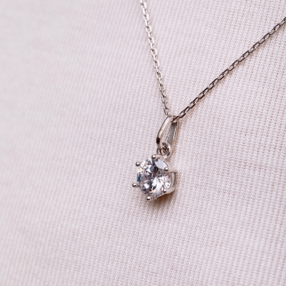 Silver necklace &amp;quot;Drop&amp;quot; - 2