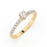 Gold Ring «Light» - 1