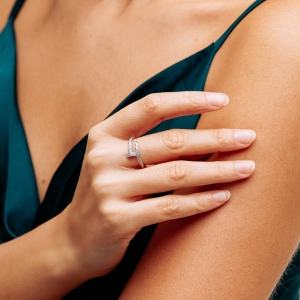 Серебряное кольцо "Гвоздь"