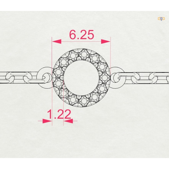 Золотой браслет &amp;quot;Вдохновение&amp;quot; - 4