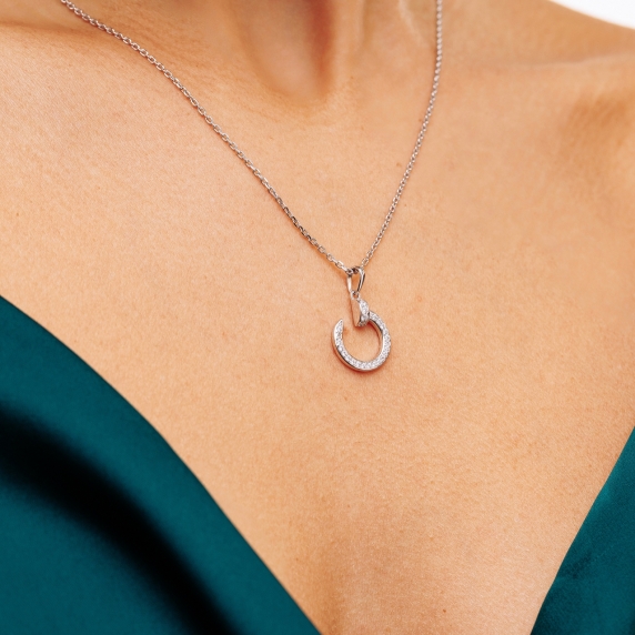 Серебряный подвес &amp;quot;Гвоздь&amp;quot; - 1