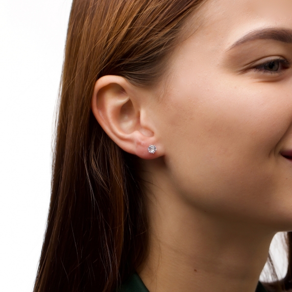 Срібні сережки &amp;quot;Блиск&amp;quot; - 3