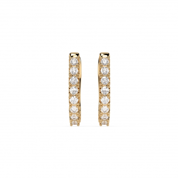 Золотые серьги «Грация» - 3