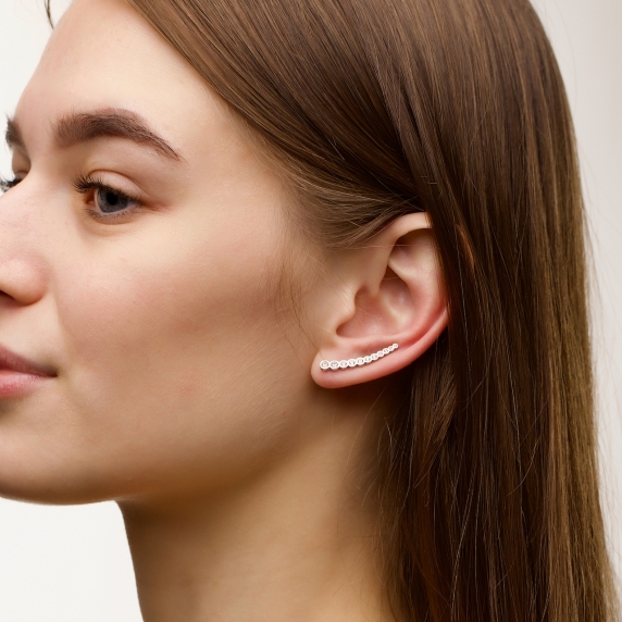 Stříbrné náušnice &amp;quot;Celeste&amp;quot; - 3