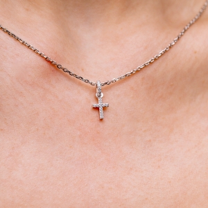 Stř&iacute;brn&yacute; př&iacute;věsek "Kř&iacute;ž"