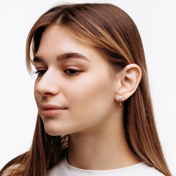 Stříbrné náušnice &amp;quot;Jiskra&amp;quot; - 3