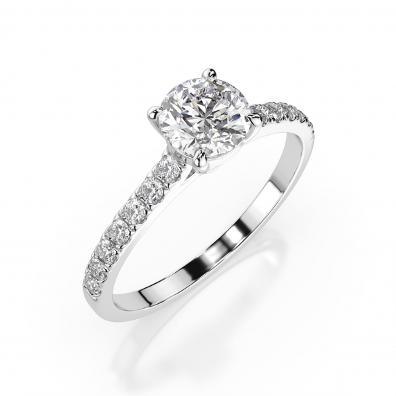 Gold Ring «Light» - 1