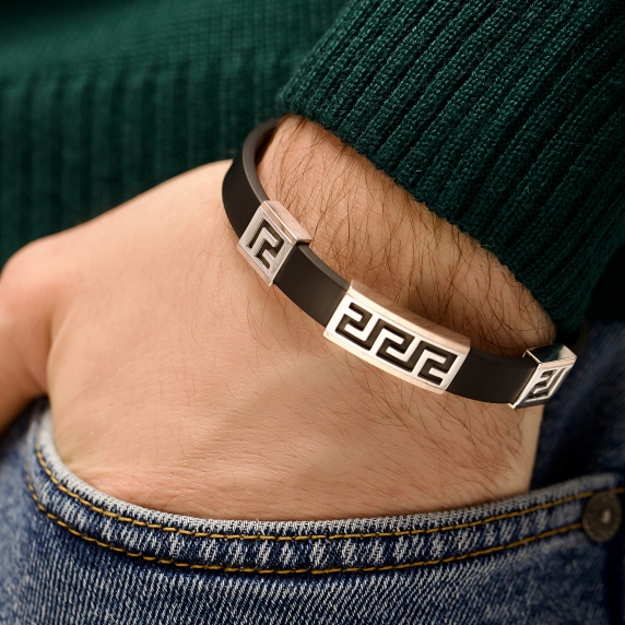 Stříbrný náramek &amp;quot;Hrabě&amp;quot; - 1