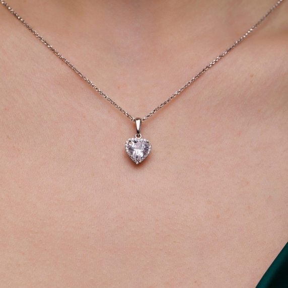 Stříbrný přívěsek &amp;quot;Srdce&amp;quot; - 1