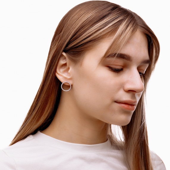 Срібні пусети &amp;quot;Грація&amp;quot; - 4