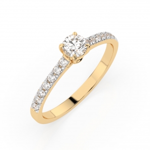 Gold Ring &laquo;Light&raquo;