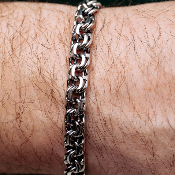 Silver bracelet &amp;quot;Flat Bismarck&amp;quot; - 3