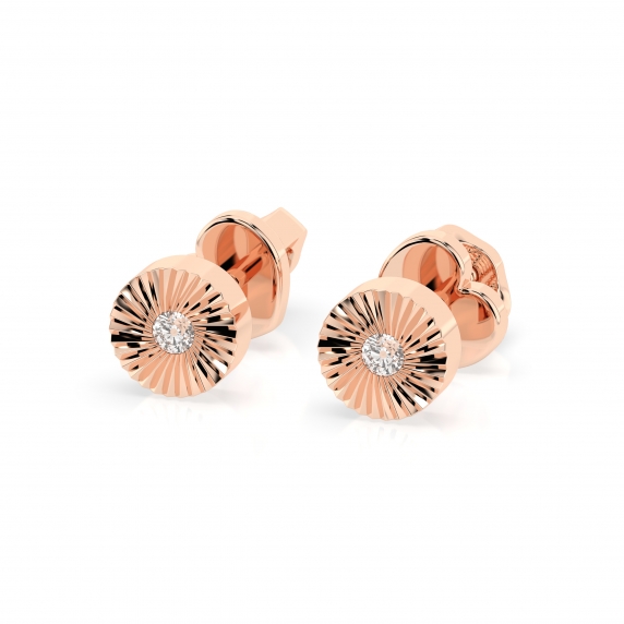 Золоті сережки «Флер» - 2