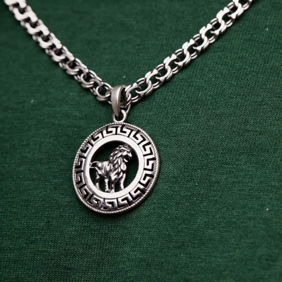 Срібна підвіска &amp;quot;Лев&amp;quot; - 2