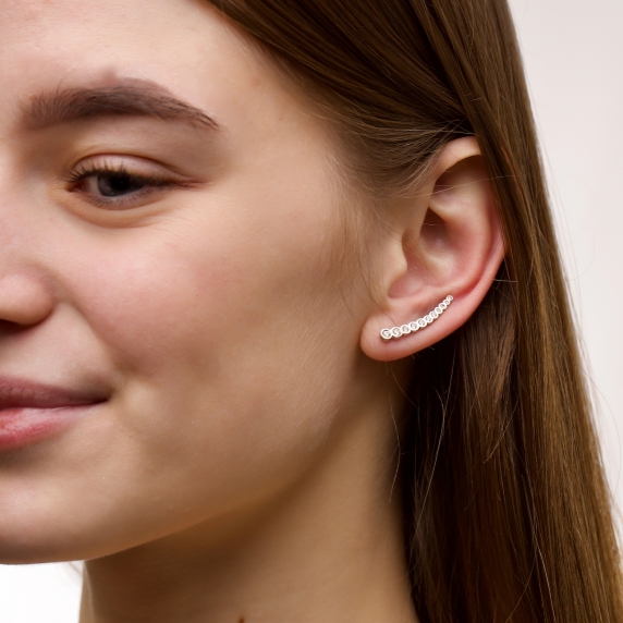 Stříbrné náušnice &amp;quot;Celeste&amp;quot; - 2